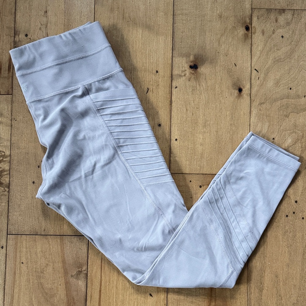 Athleta Leggings with Ribbed Detail